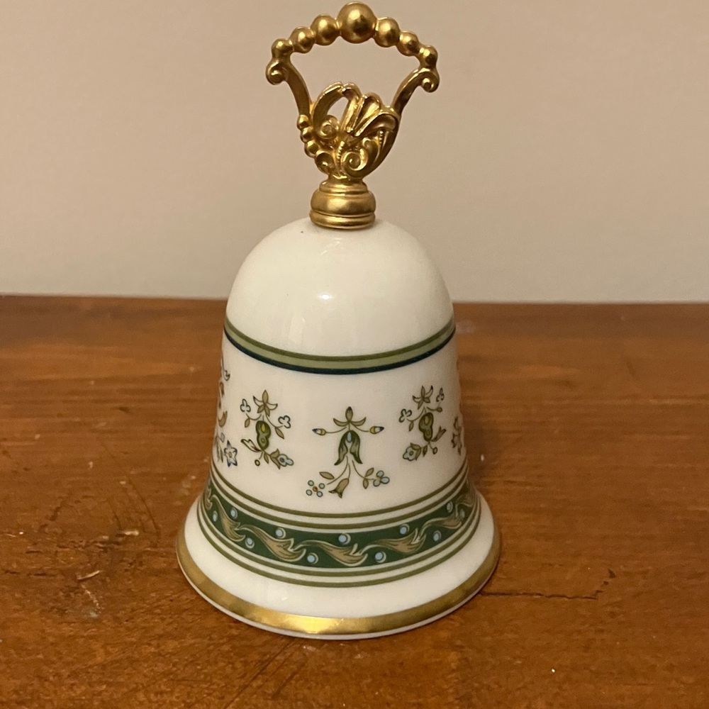 Gorham PRINTEMPS Gold Celtic Danbury Mint Collectors Bell